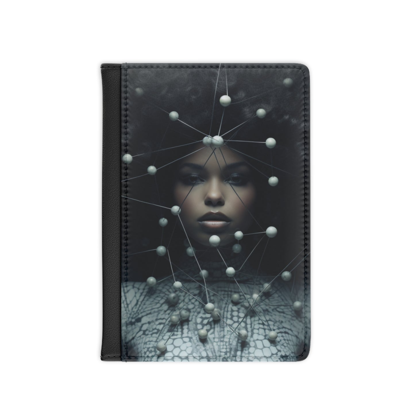 Futuristic Warrior Queen Passport Holder