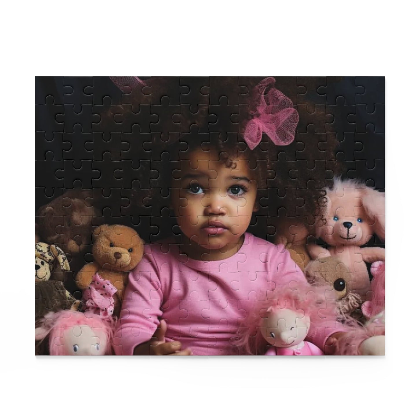 Pretty Toddler in Pink Puzzle (120, 252, 500-Piece)