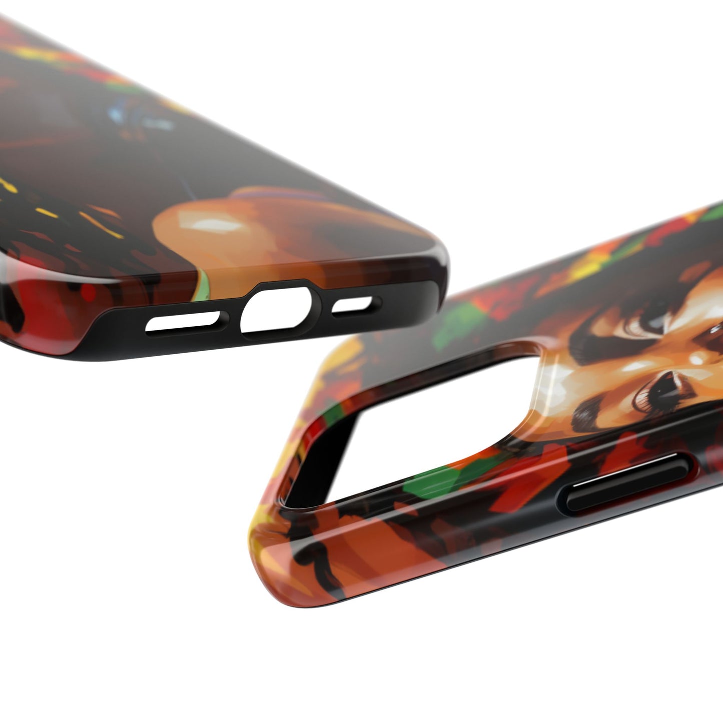 Beautiful Black Rasta Diva Tough Phone Case