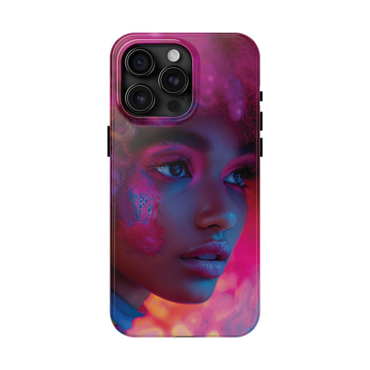 Colorful Fro Diva Tough Case For iPhone