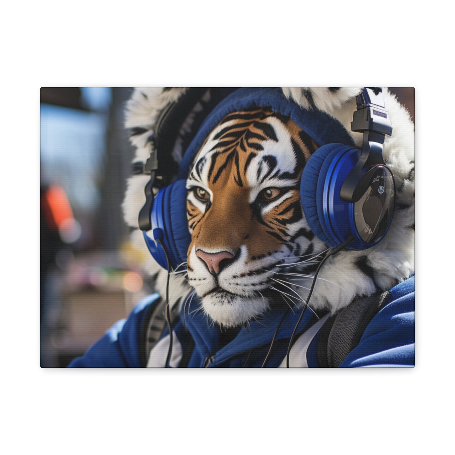 Chillin' Tiger Canvas Wrap