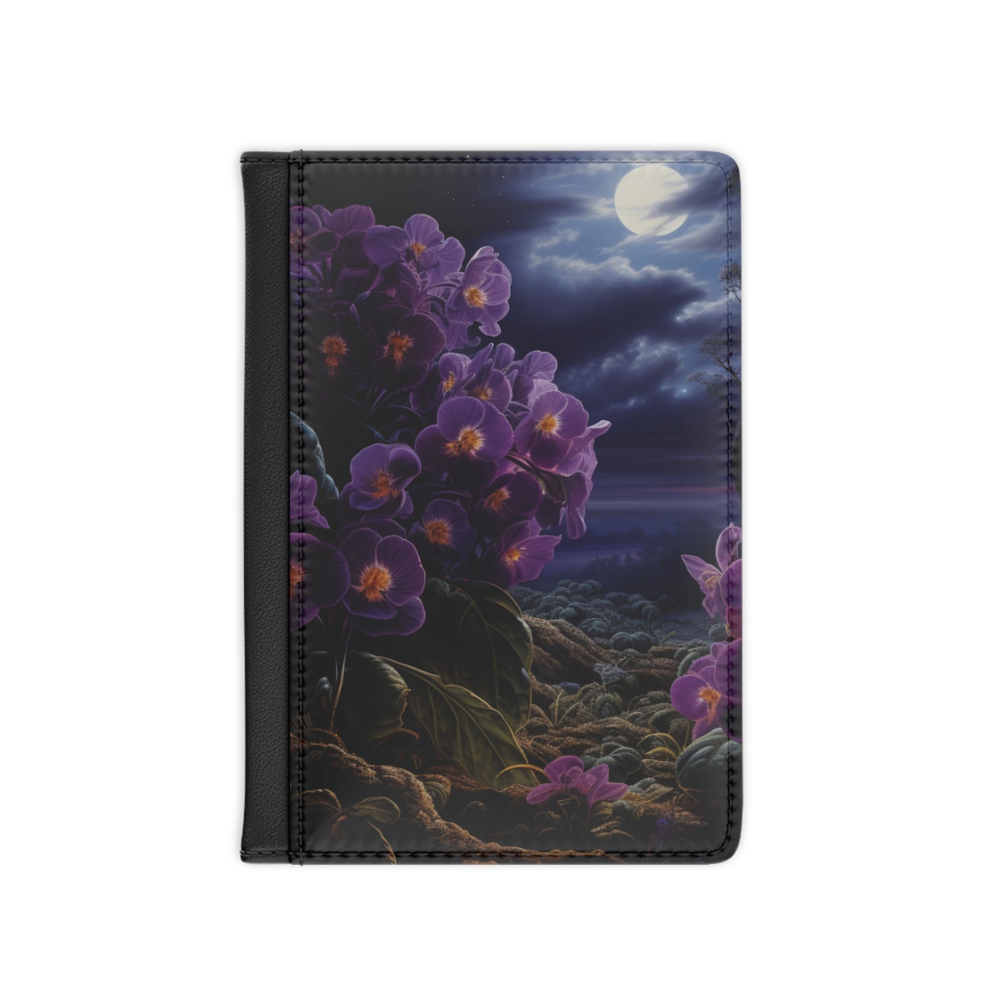 African Violets Passport Holder