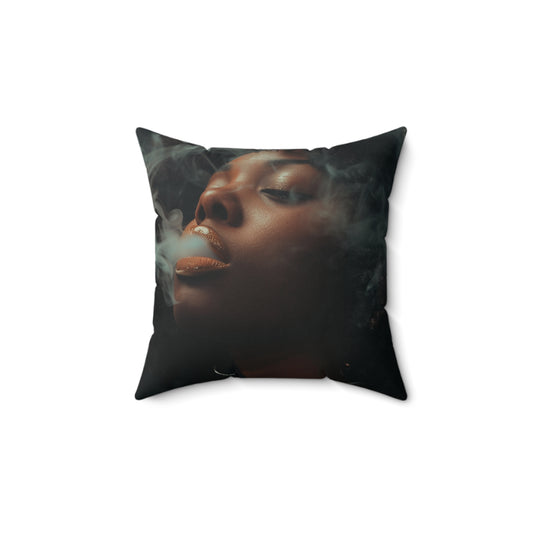 Put Some Smoke In The Air Spun Polyester Square Pillow