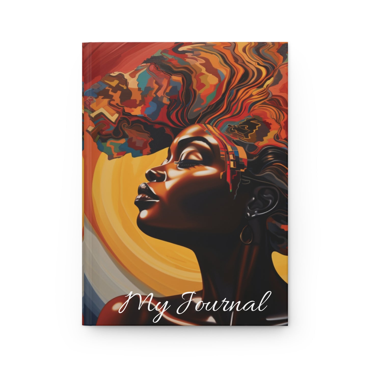 Colorful Black Woman Mane Journal