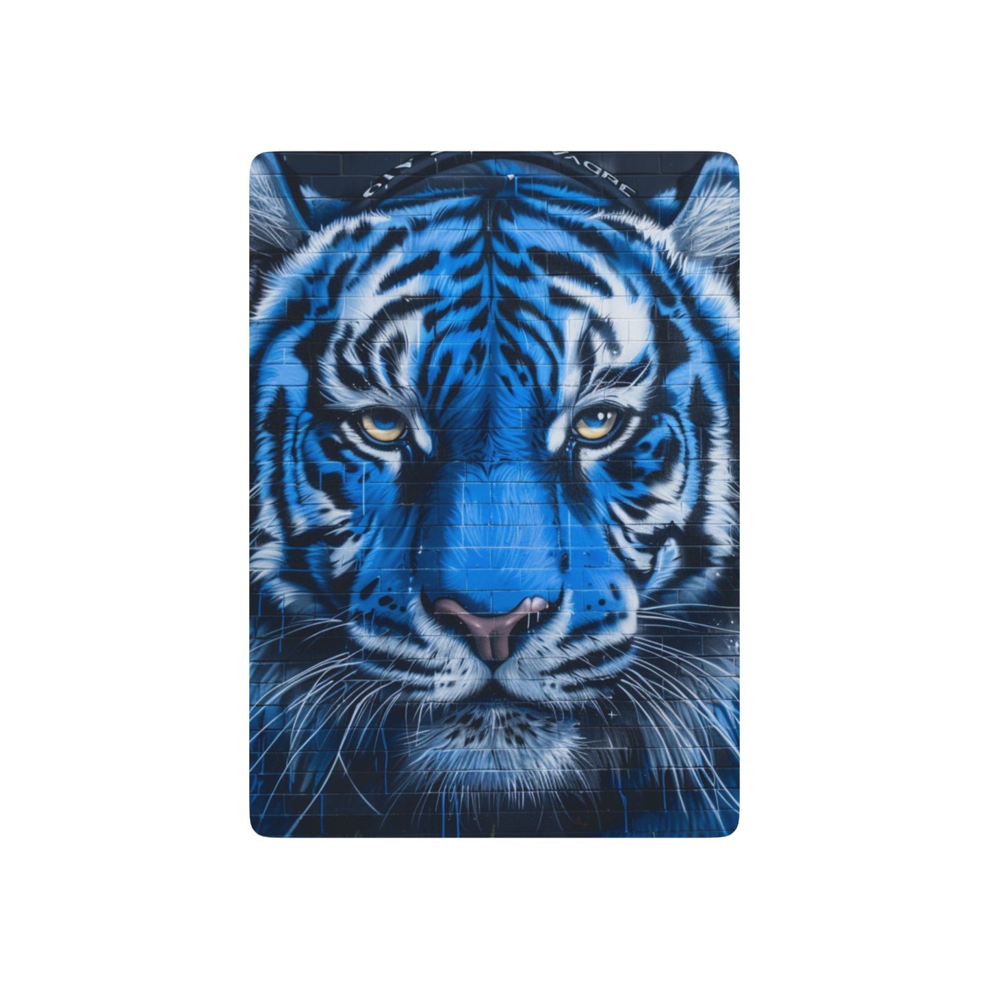 Blue Tiger Elegant Poker Playing Cards - Stylish Design for Card Games