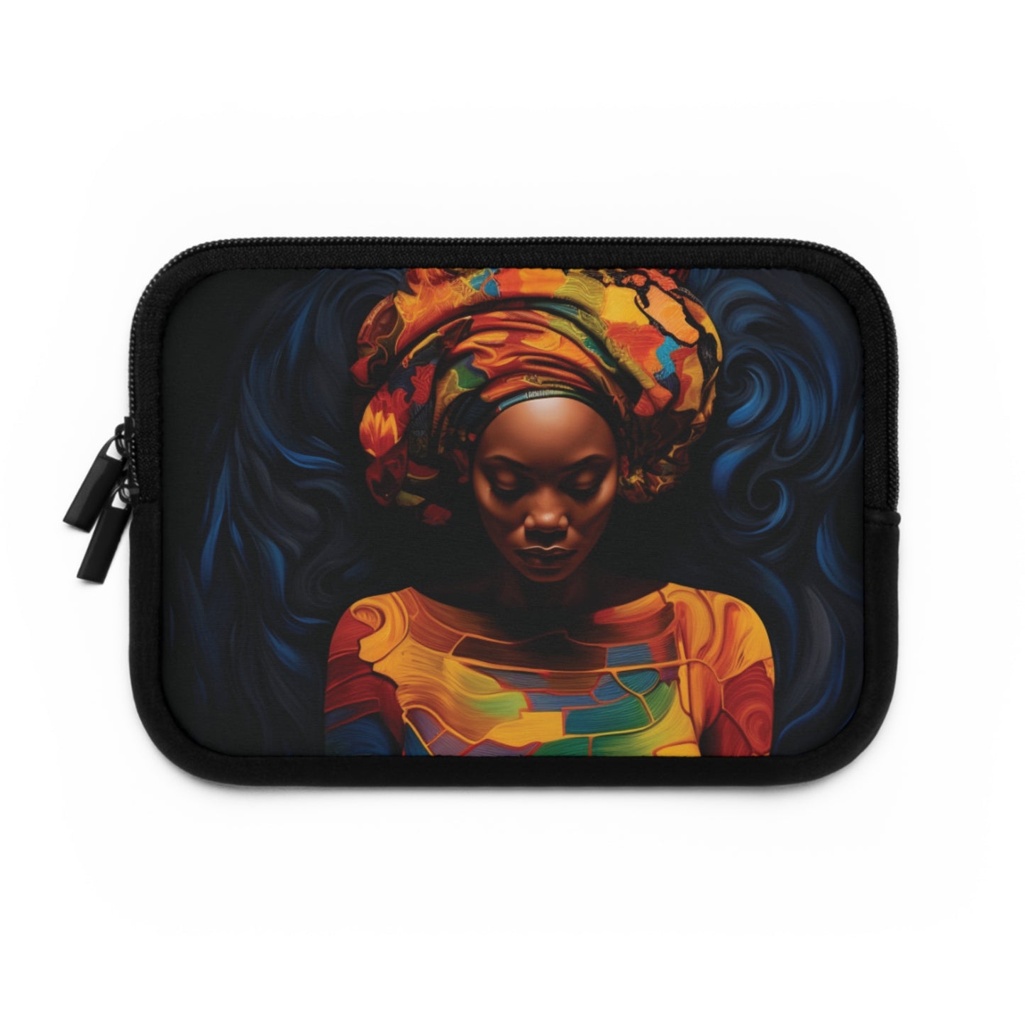 Colorful Black Queen Laptop Sleeve