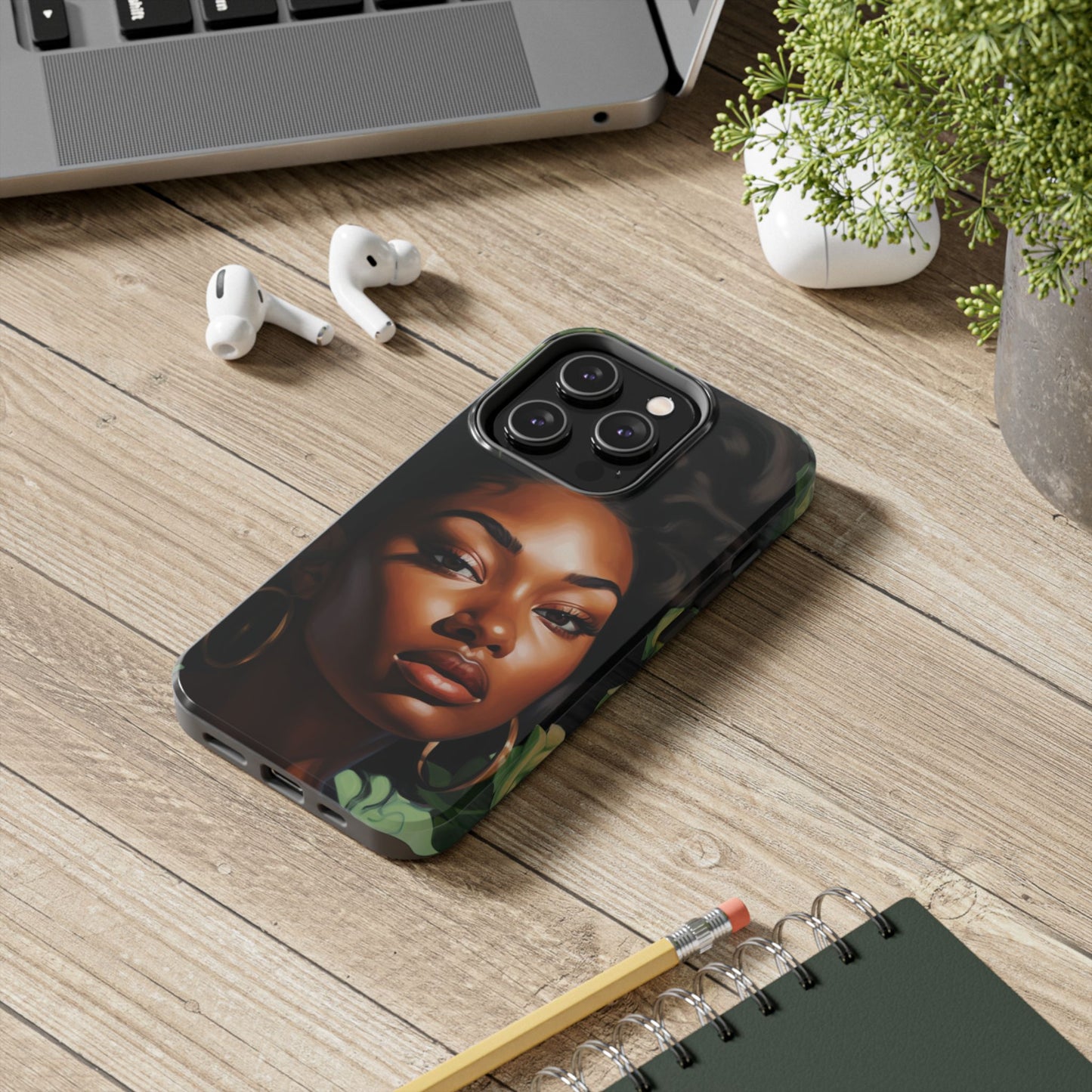 Emerald Elegance Tough Phone Case