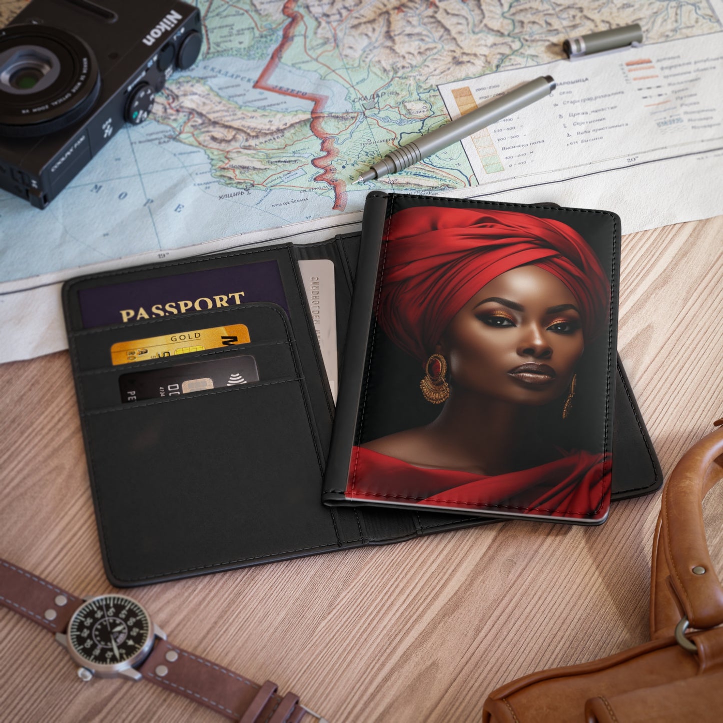 Courageous Queen Passport Holder