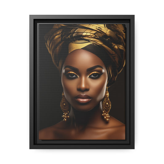 Ebony Expressions Canvas With Black Frame