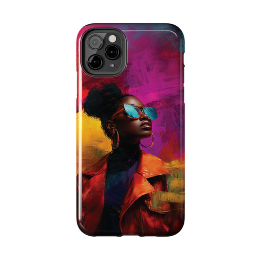 Colorful Diva Profile Tough Case For iPhone