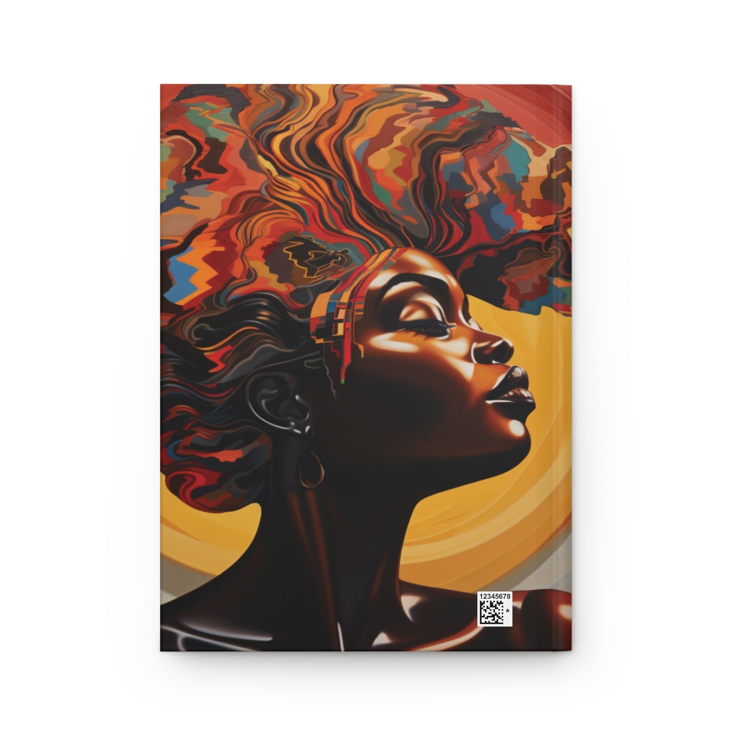 Colorful Black Woman Mane Journal