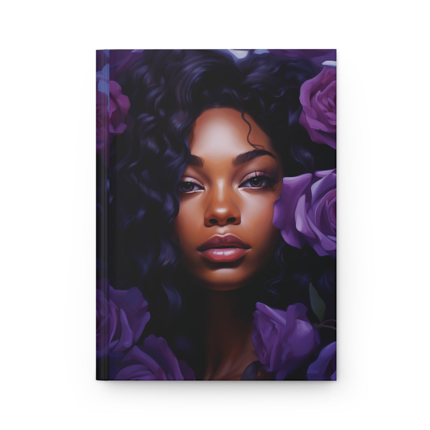 Beautiful Black Woman Journal (Purple)