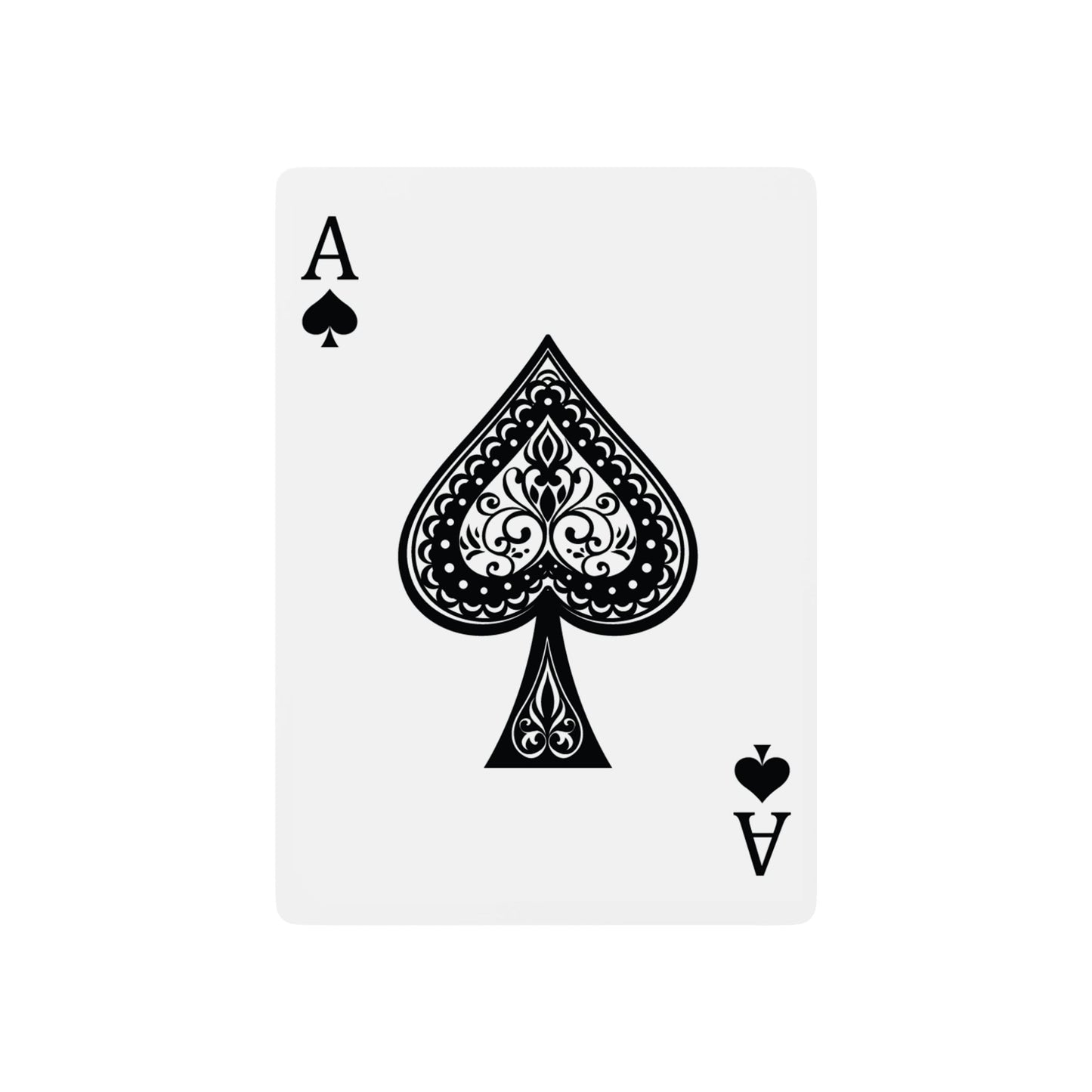 Gold Poker Playing Cards - Stylish Design for Card Games