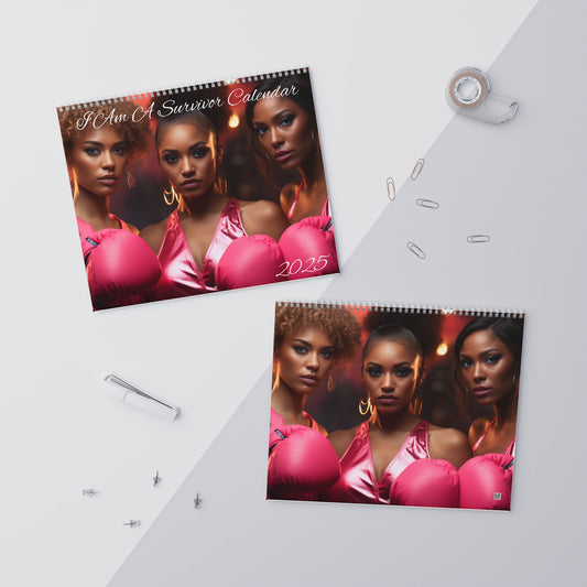 I'm A Survivor Wall Calendar (2025) | Breast Cancer | Black Women | Black Art