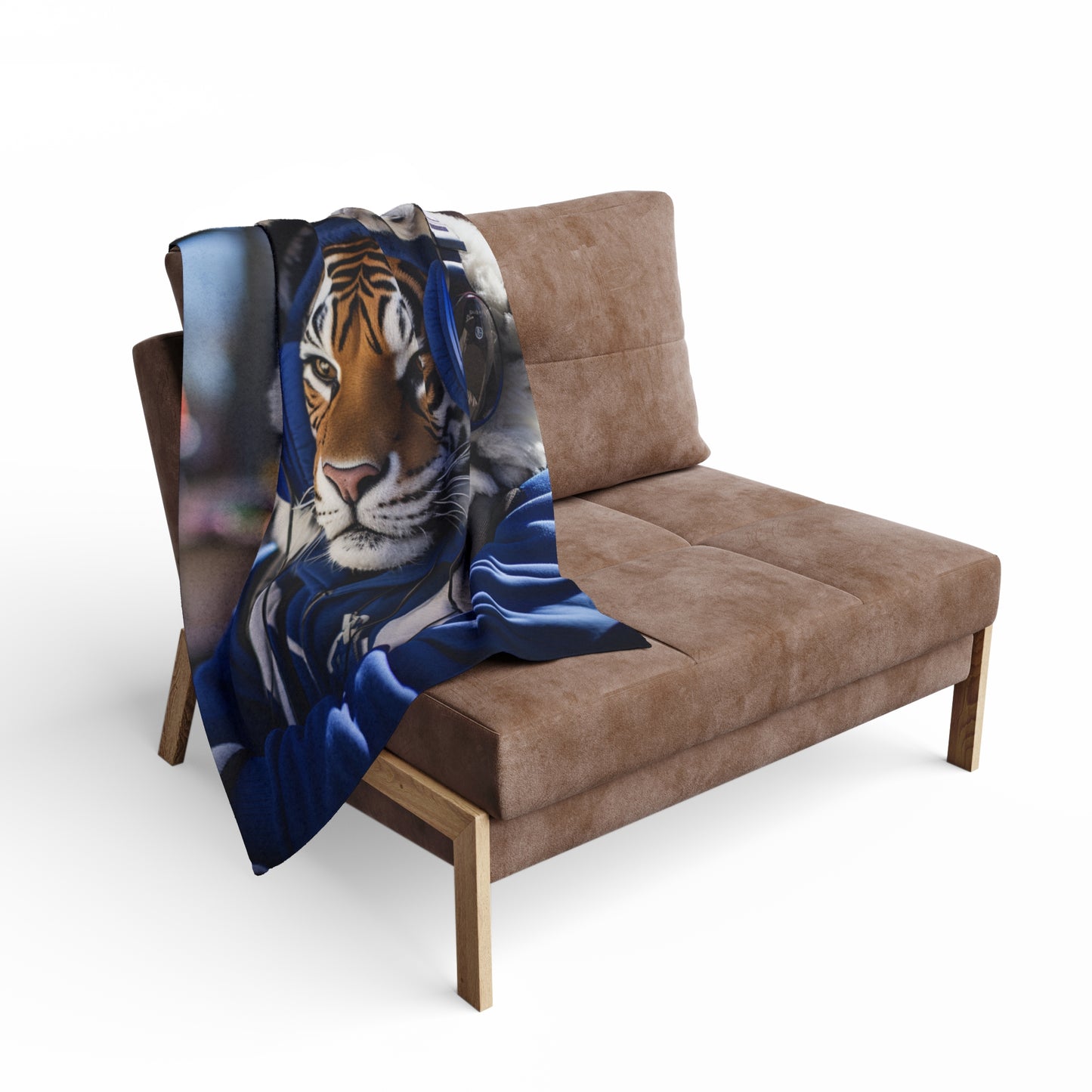 1912 Tiger Arctic Fleece Blanket