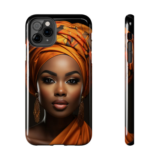 Black, Bold and Beautiful Woman Tough Case For iPhone