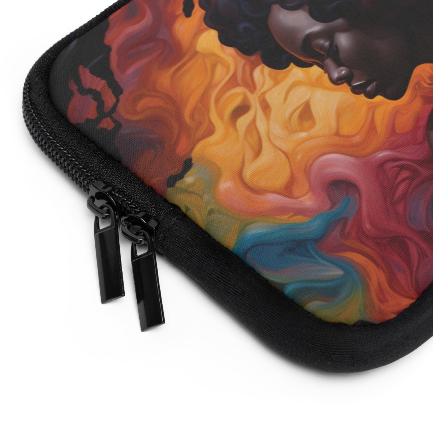 Colorful Black Queen Laptop Sleeve | Black Art | Black Woman Art | Black Woman