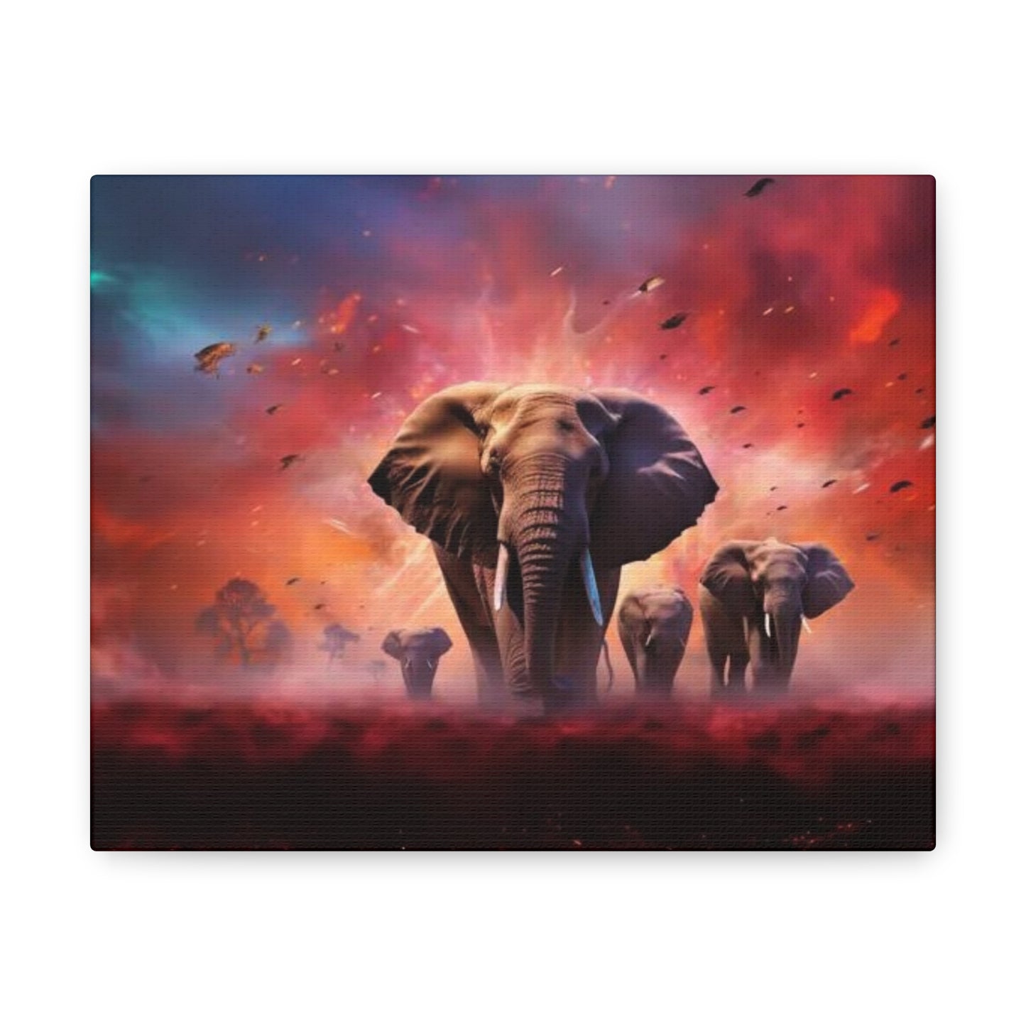 Elephant Parade Canvas Wrap