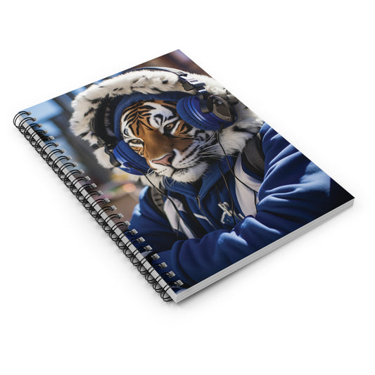 Chilling Tiger Spiral Notebook