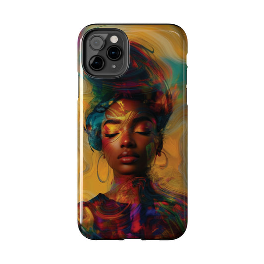 Colorful Fro Diva Tough Case For iPhone