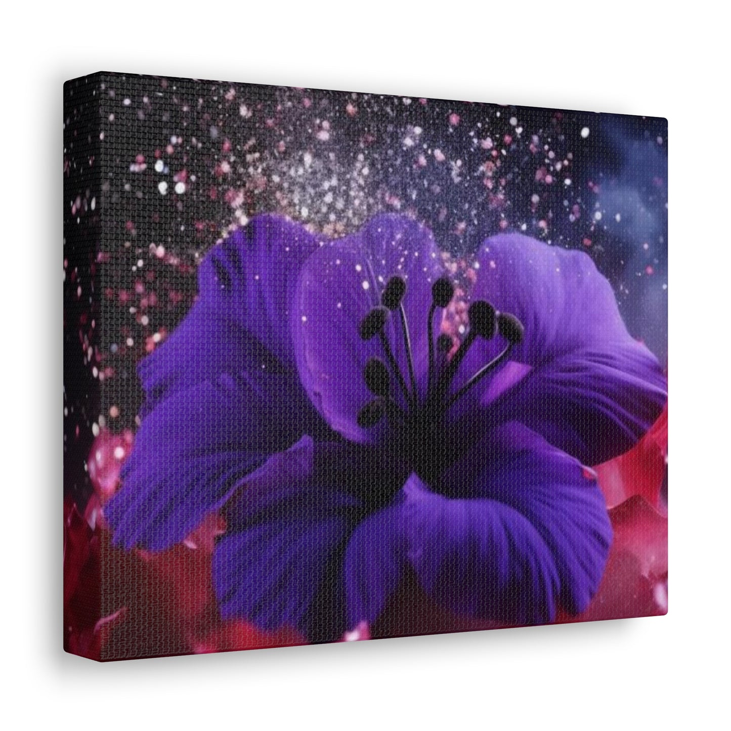 Violets Canvas Wrap