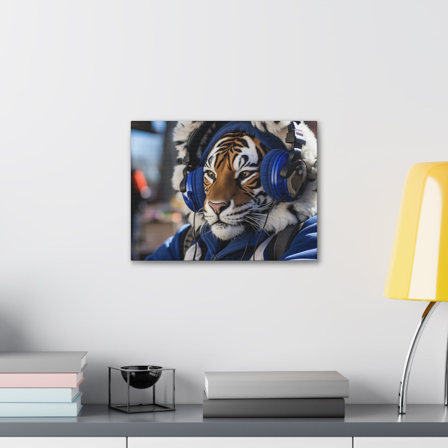 Chillin' Tiger Canvas Wrap