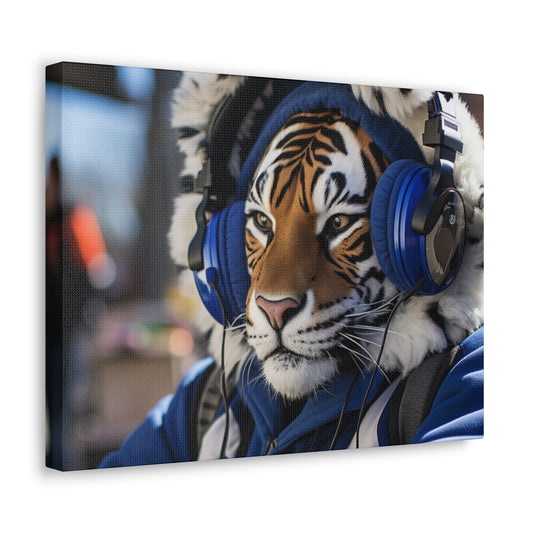 Chillin' Tiger Canvas Wrap