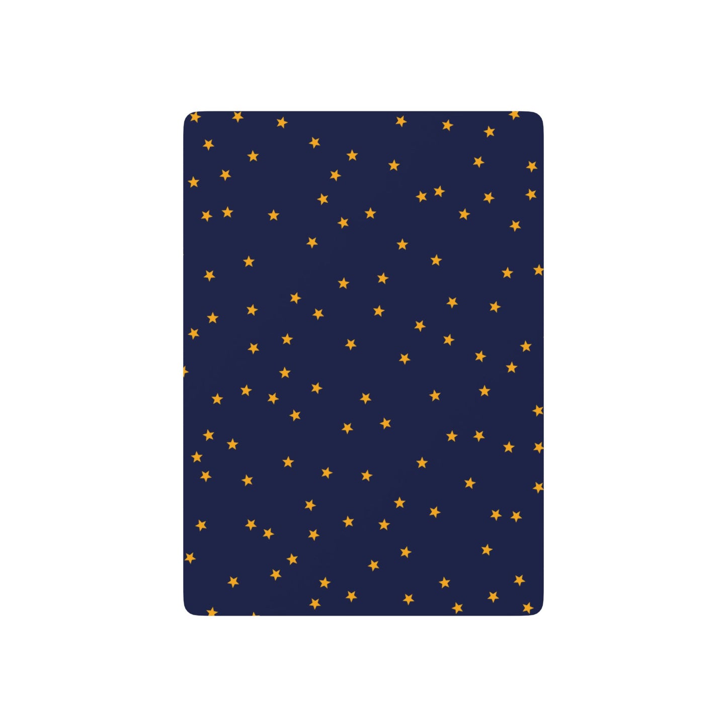 Blue with Gold Stars Poker Playing Cards - Stylish Design for Card Games