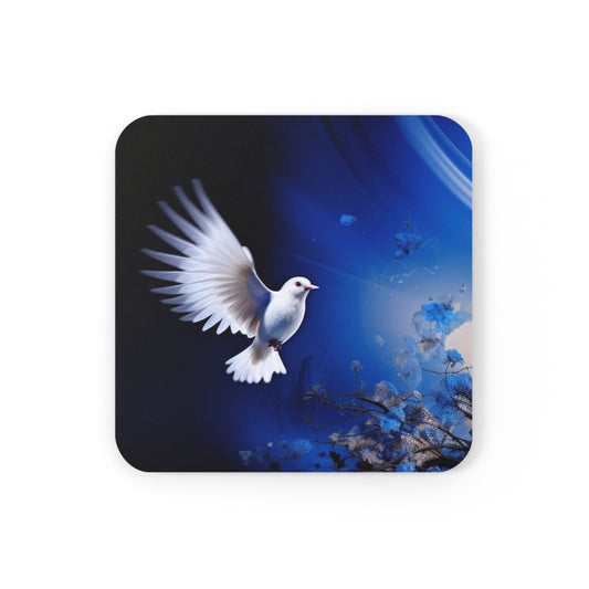 Doves Corkwood Coaster Set of 4