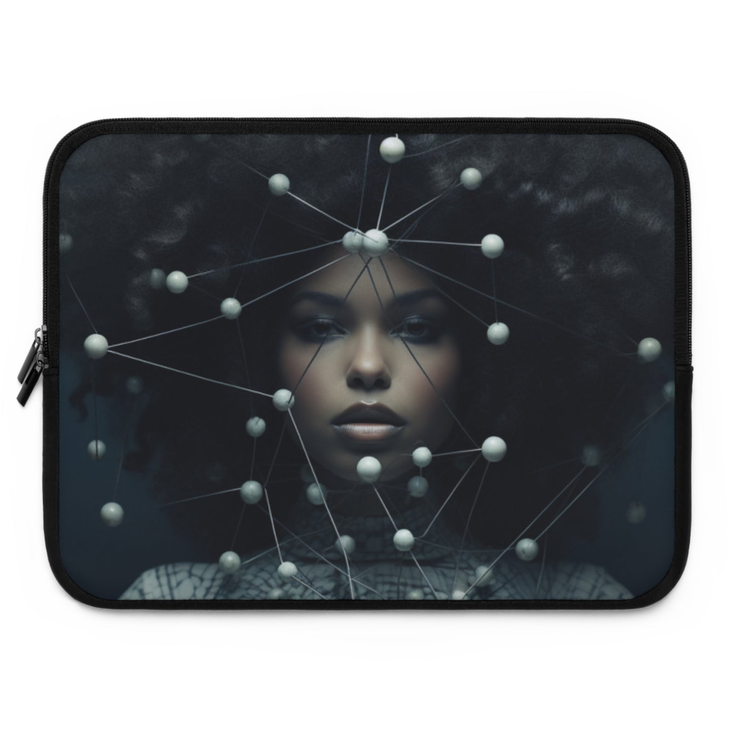 Futuristic Warrior Queen Laptop Sleeve