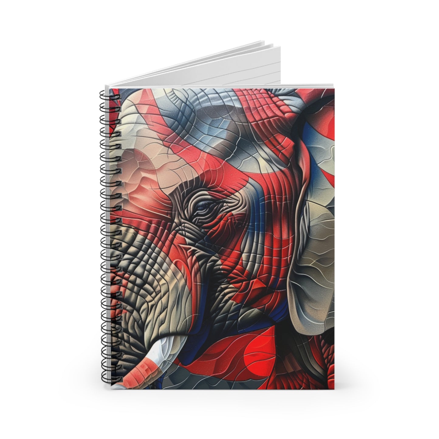 Red Elephant Spiral Notebook - Ruled Line