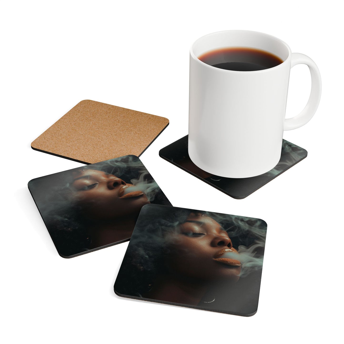 PSSITA Corkwood Coaster Set of 4