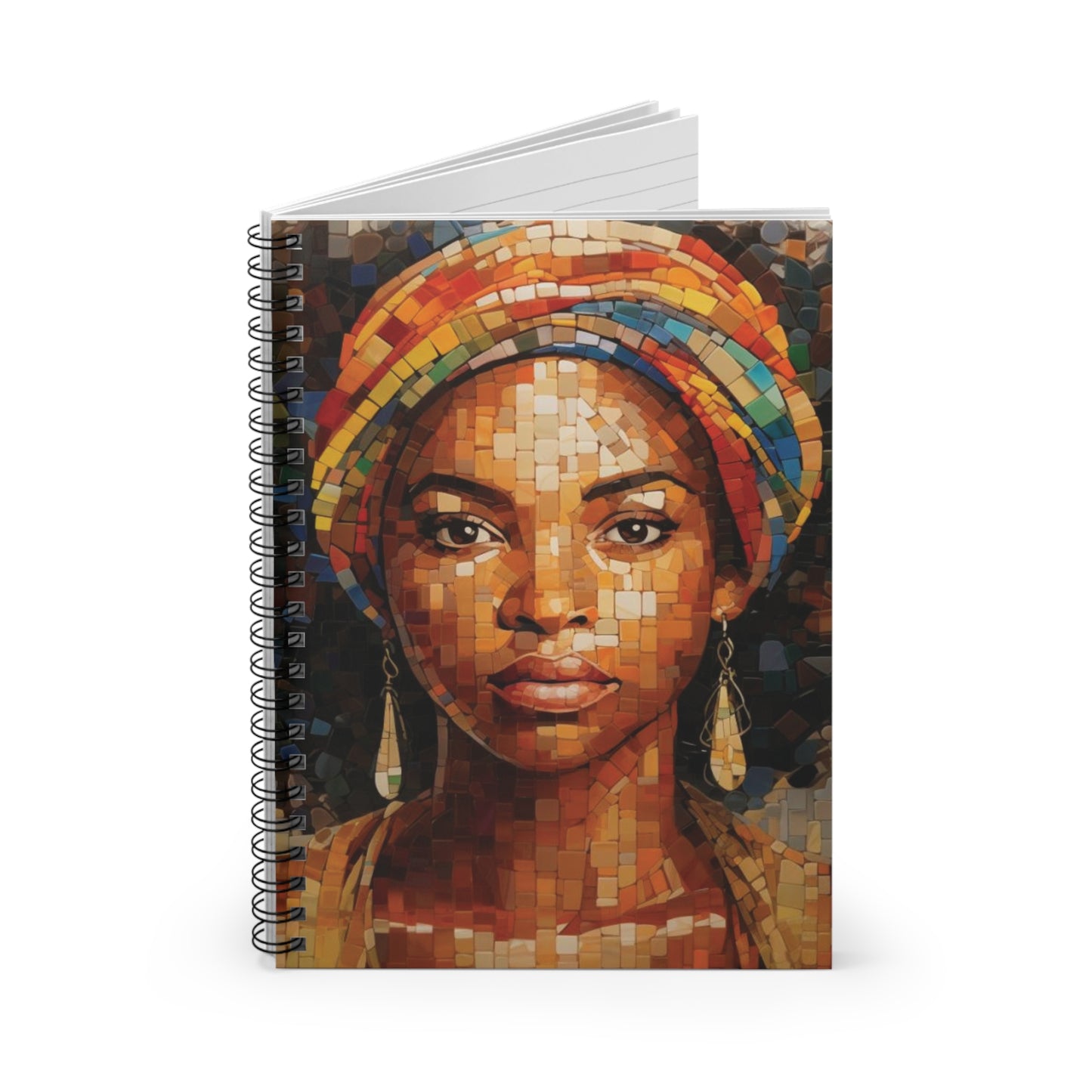 Mosiac Queen Spiral Notebook