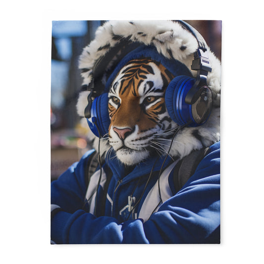 1912 Tiger Arctic Fleece Blanket