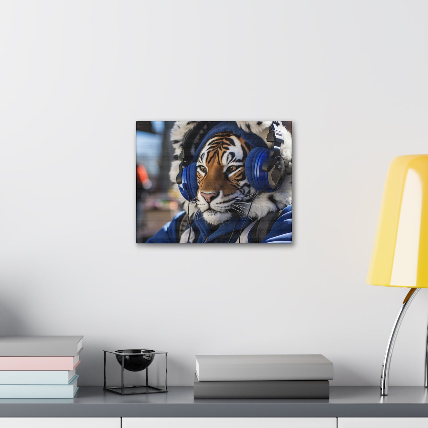 Chillin' Tiger Canvas Wrap