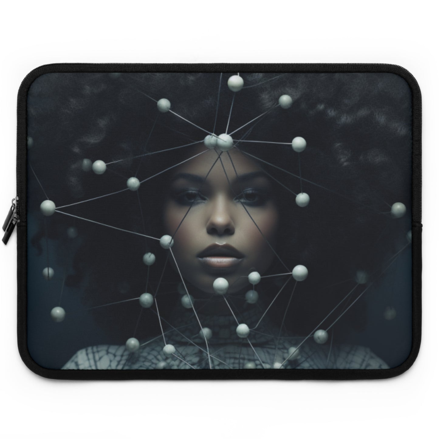 Futuristic Warrior Queen Laptop Sleeve