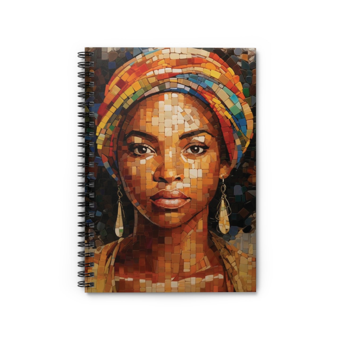 Mosiac Queen Spiral Notebook