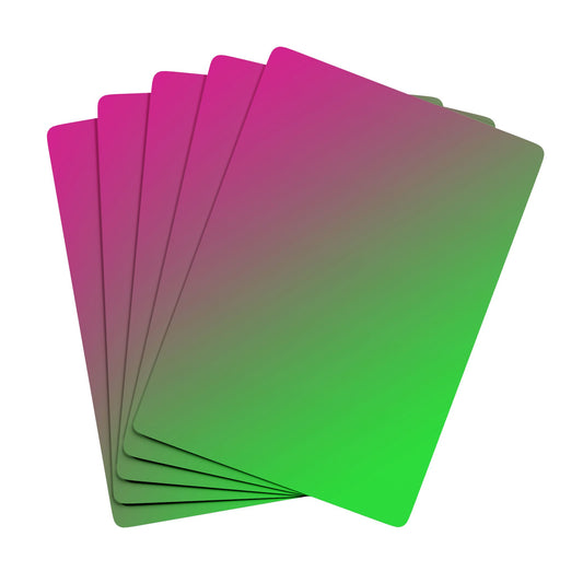 Vibrant Colors Poker Playing Cards - Stylish Design for Card Games