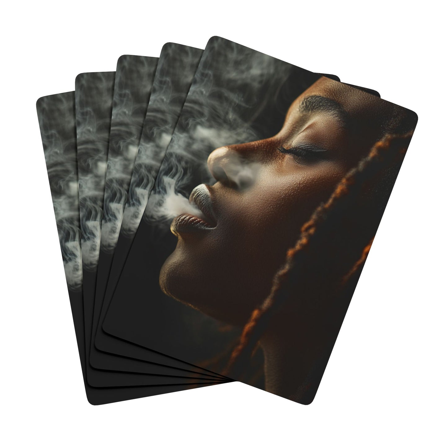 Cigar Queen Elegant Poker Playing Cards - Stylish Design for Card Games