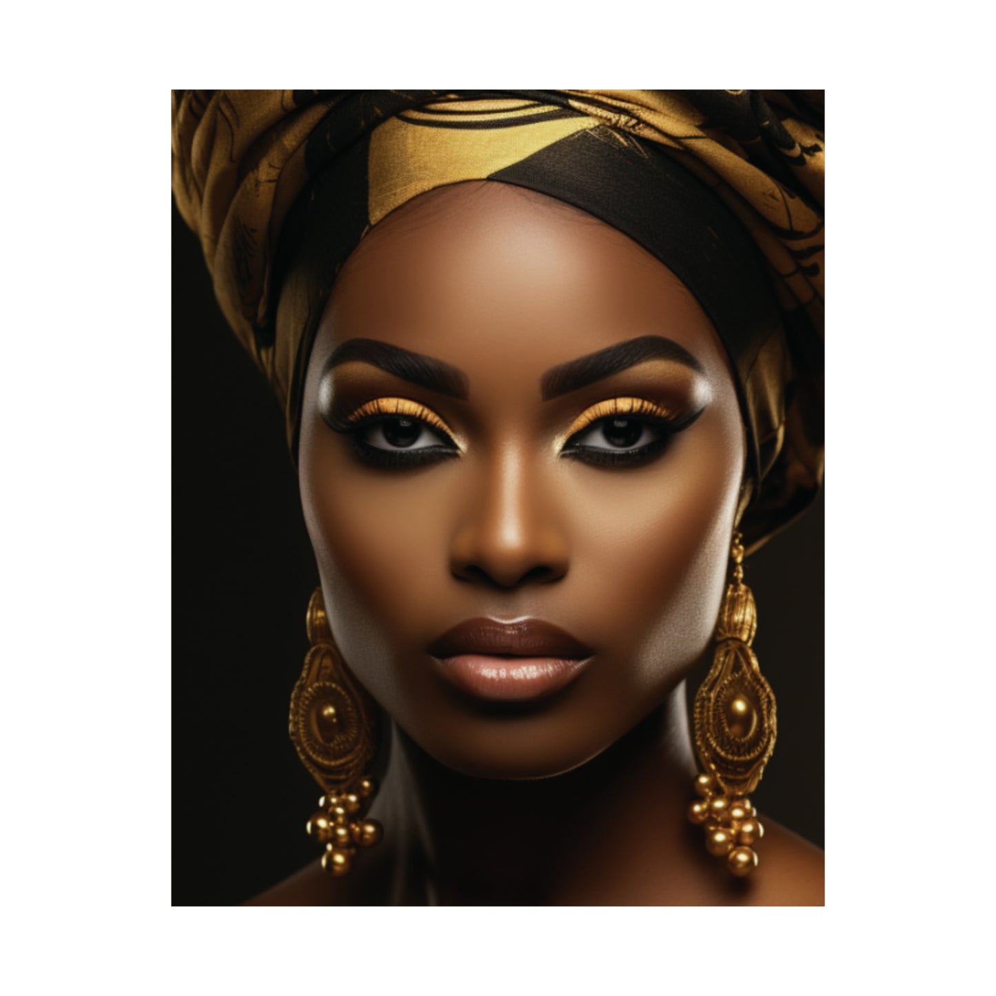 Ebony Expressions Vertical Poster