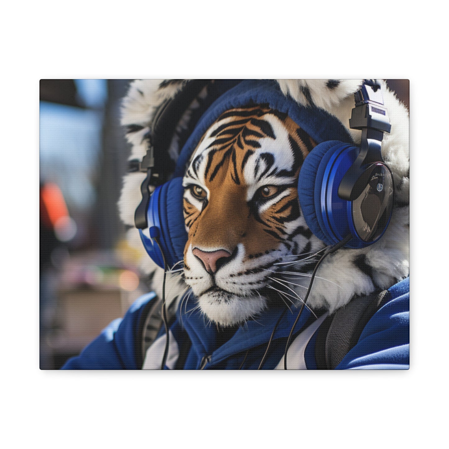 Chillin' Tiger Canvas Wrap