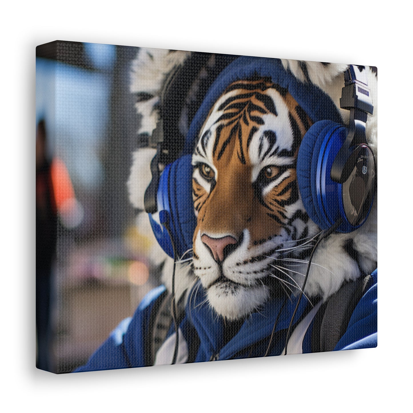 Chillin' Tiger Canvas Wrap