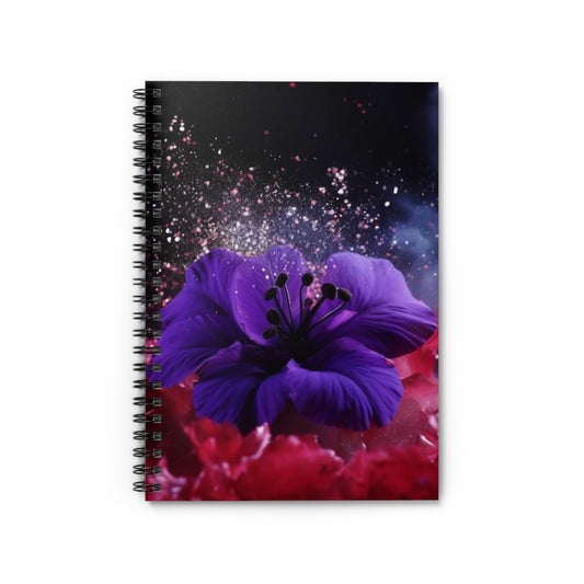 Violets Spiral Notebook - Ruled Line