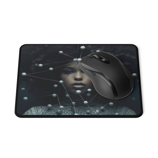 Futuristic Warrior Queen Mouse Pad