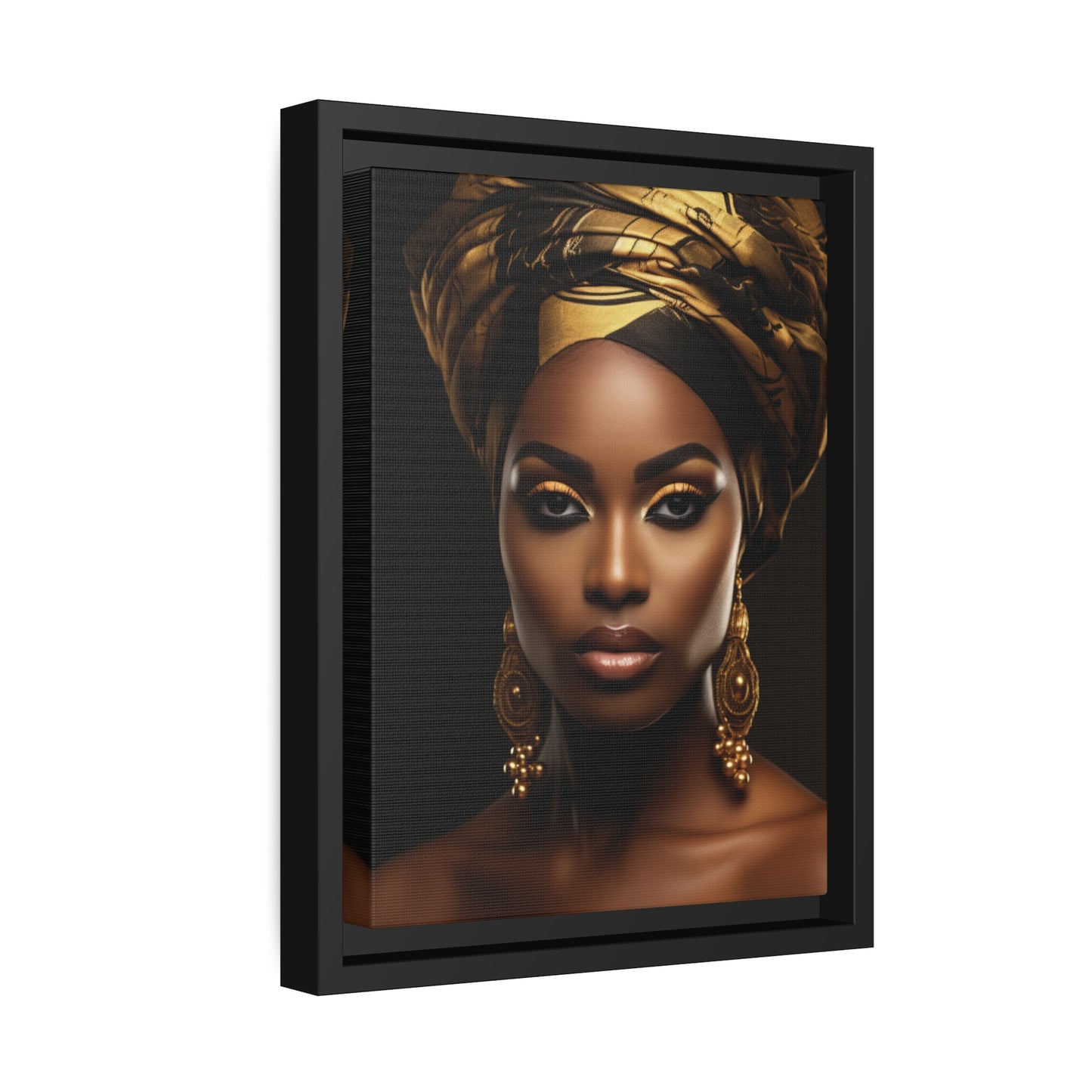 Ebony Expressions Canvas With Black Frame